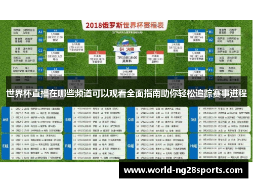 世界杯直播在哪些频道可以观看全面指南助你轻松追踪赛事进程